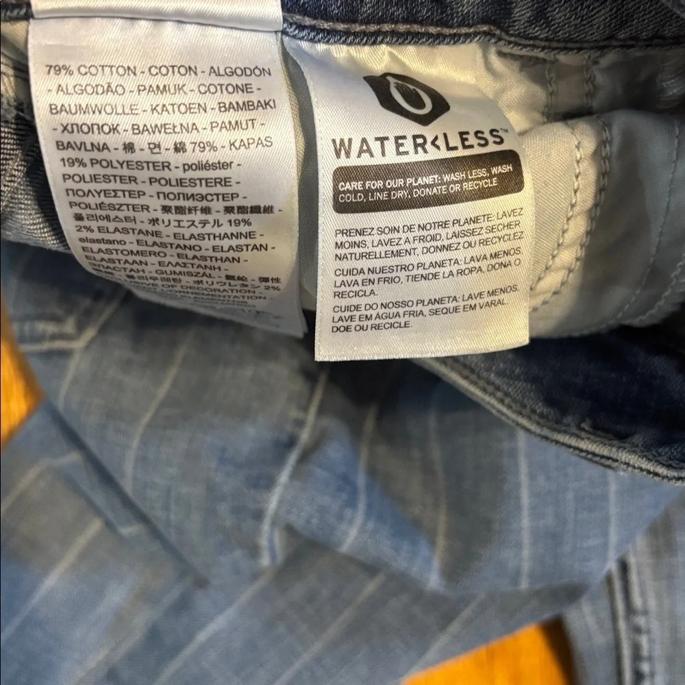 Levi's Blue Denim Pinstriped Women's Skinny Jeans Sz 29